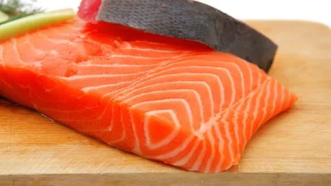 Seafood. Red fish. Stock Photos
