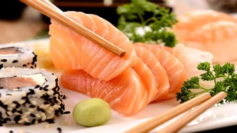 Seafood. Red fish. Stock Photos