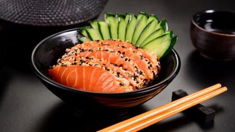 Seafood. Red fish. Stock Photos