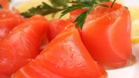 Seafood. Red fish. Foto stock