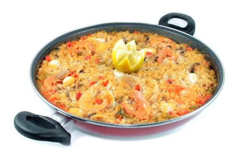 Seafood rice Stock Photos