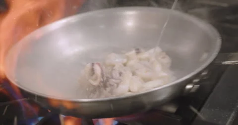 Seafood Rice Preparation – Step-by-Step Cooking Video Stock Footage 291197405
