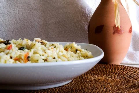 Seafood risotto Foto stock