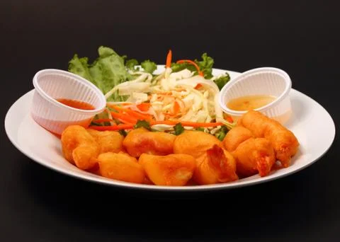 Seafood salad Stock Photos