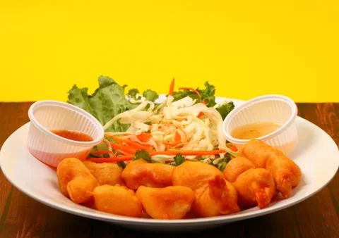 Seafood salad Stock Photos