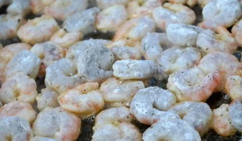Seafood. Shrimp. Stock Photos