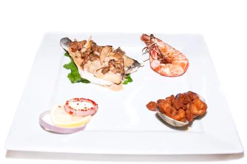 Seafood shrimp Stock Photos