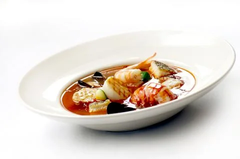 Seafood stew Stock Photos