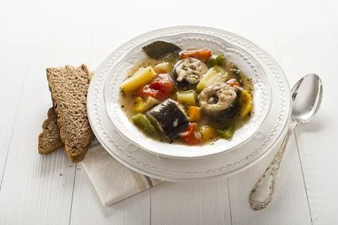 Seafood stew Stock Photos