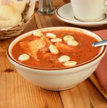 Seafood stew Stock Photos