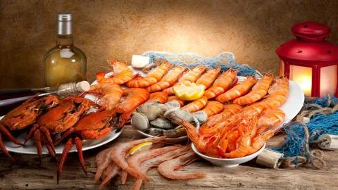 Seafood to your table Stock Photos