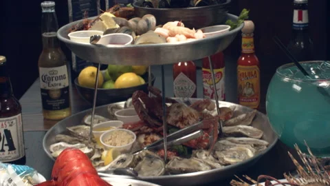 SeafoodDolly Stock Footage 166961319