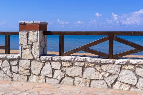 Seafront architecture closeup Foto stock