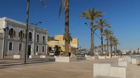 Seafront of Brindisi. Stock Footage 89530924
