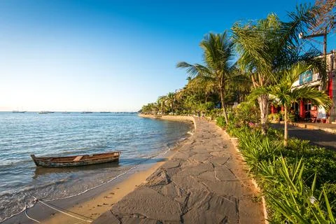 Seafront of Buzios by Sunset 写真素材