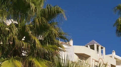 Seafront housing Southern Spain Stock Footage 45434601