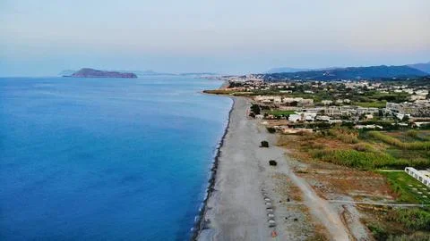 On the seafront in Maleme Fotos de archivo