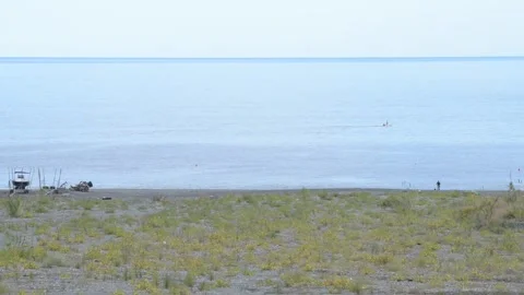 Seafront in marina Stock Footage 143454961