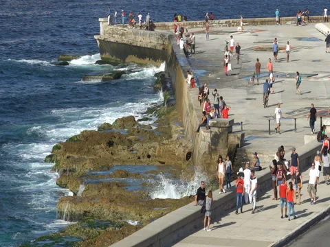 The seafront near the bay Stock Footage 70952242