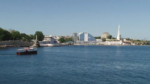 Seafront - Sevastopol Stock Footage 31208869