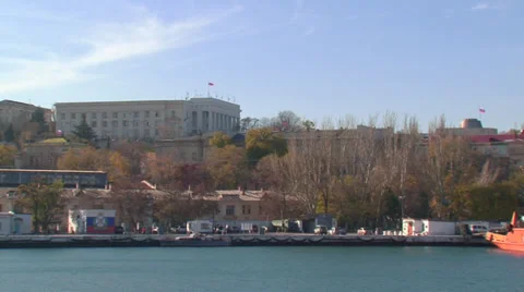 Seafront - Sevastopol Stock Footage 31210210