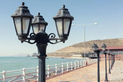 A seafront in sunny day 写真素材