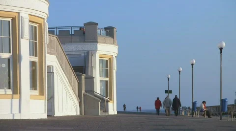 Seafront time-lapse (Borkum, Germany) Video stock 705353
