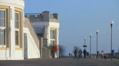 Seafront time-lapse (Borkum, Germany) Stock Footage 705356
