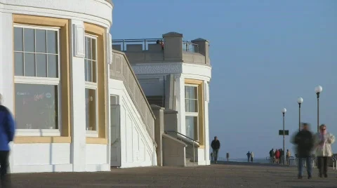Seafront time-lapse (Borkum, Germany) Stock Footage 705390