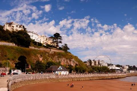 The Seafront at Torquay Stock Photos