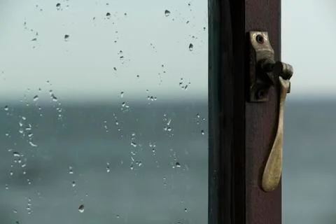 Seafront window Stock Photos