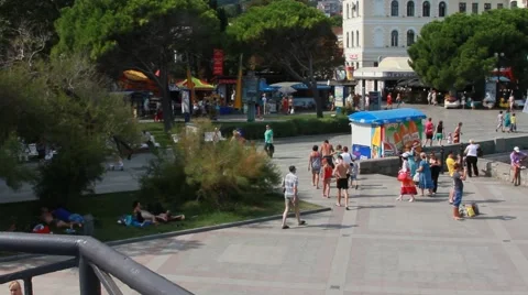 Seafront Of Yalta Stock Footage 50303305