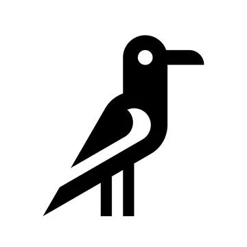 Seagull logo Stock Illustration