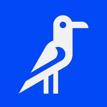 Seagull logo Stock Illustration
