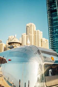 Seagull  Resting on top of van  Foto stock