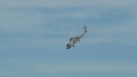 Seahawk in flight Видео 905153