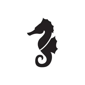 Seahorse icon vector Stock Illustration