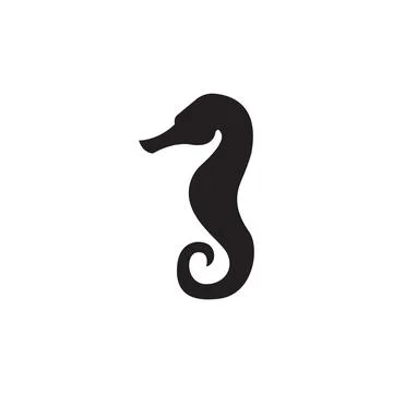 Seahorse icon vector Stock Illustration