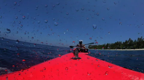 Seakayaking Stock Footage 680010