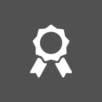 Seal of authenticity on black background Stock Illustration