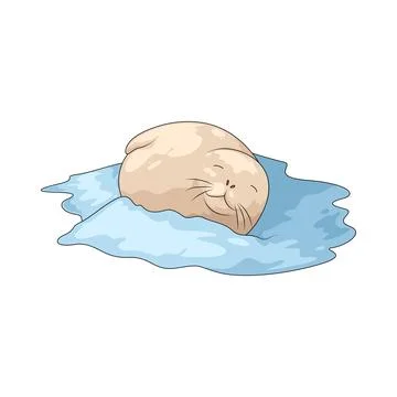 Seal illustration Stock Illustration