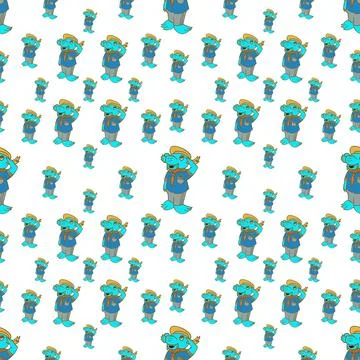 Seal pattern 스톡 일러스트