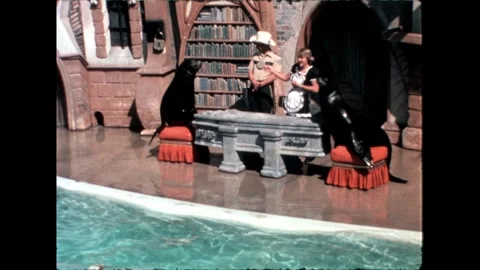 Seal Performance with Trainers Stock Footage 276290319