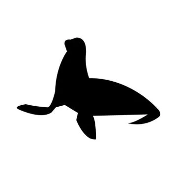 Seal on white Stock Illustration