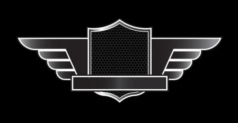 Seal with wings Illustrazione stock