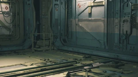 Sealed containment capsule equipped with ventilation and safety indicators Stock Footage 335594654