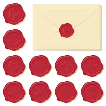 Sealed Stock Illustration