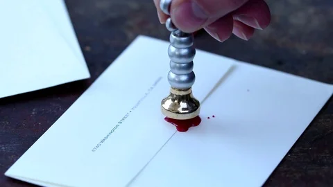 Sealed Letter Stock Footage 85100361