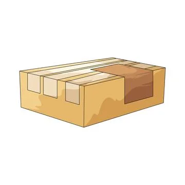 Sealed Package illustration Stock Illustration