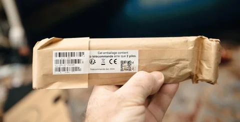 Sealed Remote Control Package Stock Photos
